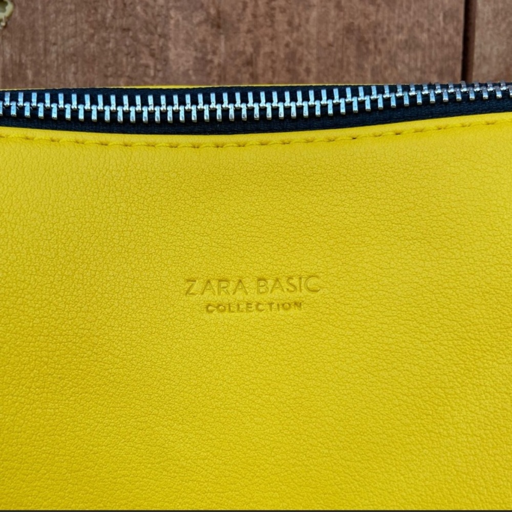 NWT YELLOW ZARA CROSSBODY PURSE